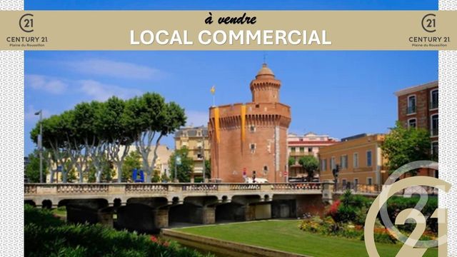 commerce à vendre - 265.0 m2 - PERPIGNAN - 66 - LANGUEDOC-ROUSSILLON - Century 21 Plaine Du Roussillon