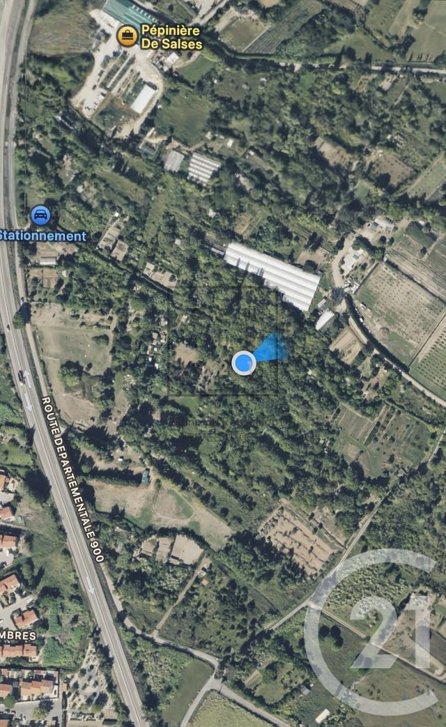 terrain à vendre - 520.0 m2 - SALSES LE CHATEAU - 66 - LANGUEDOC-ROUSSILLON - Century 21 Plaine Du Roussillon